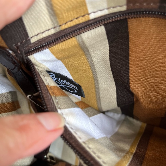 Brighton - Canvas Shoulder Bag. Multi Colors - Picture 6 of 7